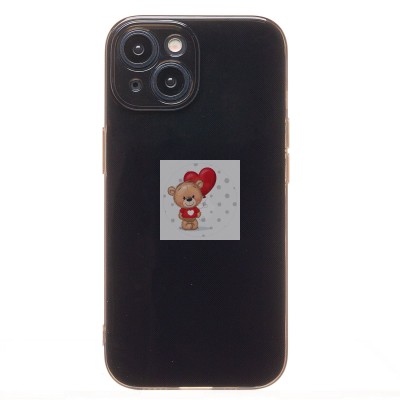 Чехол-накладка для Apple iPhone 15 (черный) - Ultra Slim