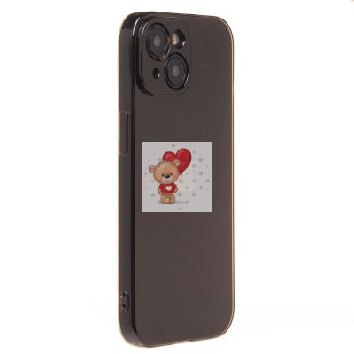 Чехол-накладка для Apple iPhone 15 (черный) - Ultra Slim