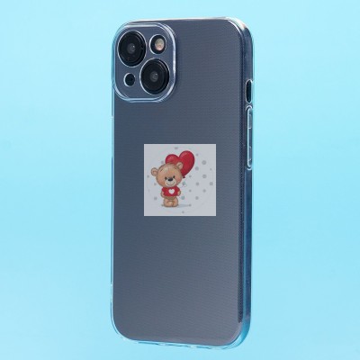 Чехол-накладка для Apple iPhone 15 (прозрачный) - Ultra Slim