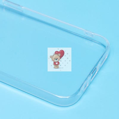 Чехол-накладка для Apple iPhone 15 (прозрачный) - Ultra Slim