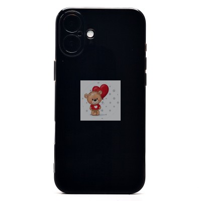 Чехол-накладка для Apple iPhone 16 Plus (черный) - Ultra Slim Чехол-накладка для Apple iPhone 16 Plus (черный) - Ultra Slim