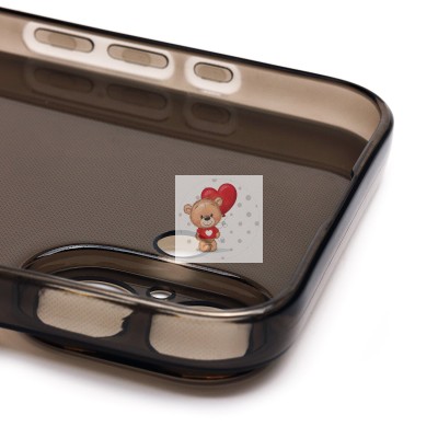 Чехол-накладка для Apple iPhone 16 Plus (черный) - Ultra Slim