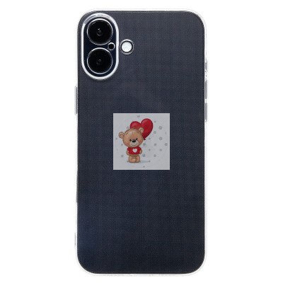 Чехол-накладка для Apple iPhone 16 Plus (прозрачный) - Ultra Slim