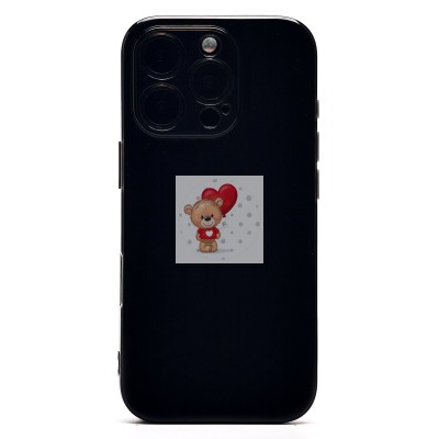 Чехол-накладка для Apple iPhone 16 Pro (черный) - Ultra Slim