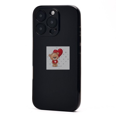 Чехол-накладка для Apple iPhone 16 Pro (черный) - Ultra Slim