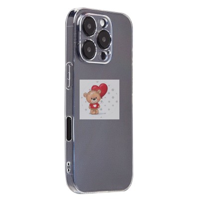 Чехол-накладка для Apple iPhone 16 Pro (прозрачный) - Ultra Slim