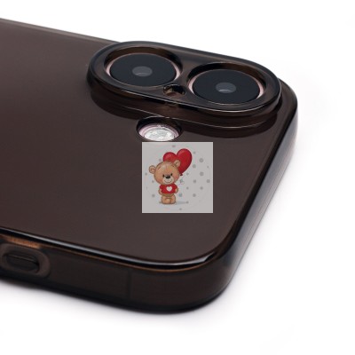 Чехол-накладка для Apple iPhone 16 (черный) - Ultra Slim