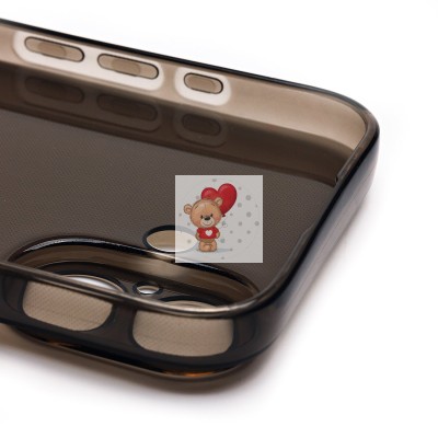 Чехол-накладка для Apple iPhone 16 (черный) - Ultra Slim