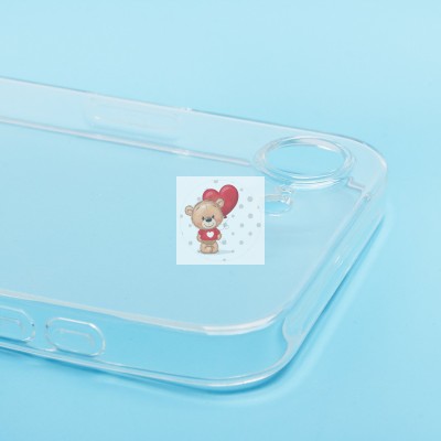 Чехол-накладка для Apple iPhone 16e (прозрачный) - Ultra Slim