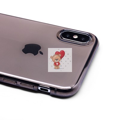 Чехол-накладка для Apple iPhone X (черный) - Ultra Slim