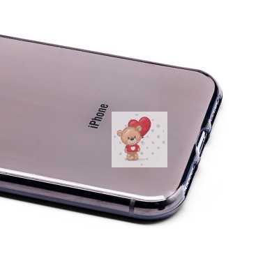 Чехол-накладка для Apple iPhone X (черный) - Ultra Slim