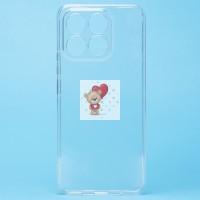 Чехол-накладка для Honor X8a (прозрачный) - Ultra Slim