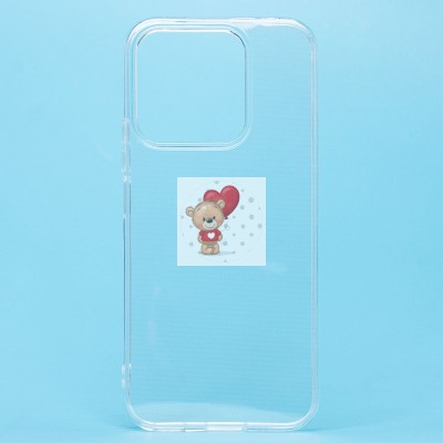 Чехол-накладка для Honor X8c (прозрачный) - Ultra Slim