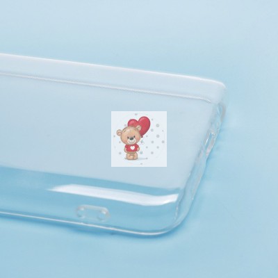 Чехол-накладка для Huawei Honor X7 (прозрачный) - Ultra Slim