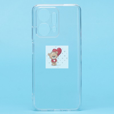 Чехол-накладка для Huawei Honor X7a (прозрачный) - Ultra Slim Чехол-накладка для Huawei Honor X7a (прозрачный) - Ultra Slim