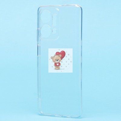 Чехол-накладка для Huawei Honor X7a (прозрачный) - Ultra Slim