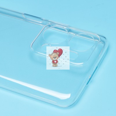 Чехол-накладка для Huawei Honor X7a (прозрачный) - Ultra Slim