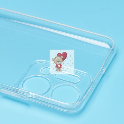 Чехол-накладка для Huawei Honor X7a (прозрачный) - Ultra Slim