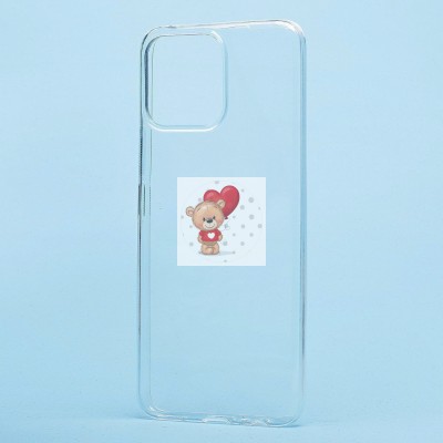 Чехол-накладка для Huawei Honor X8 (прозрачный) - Ultra Slim