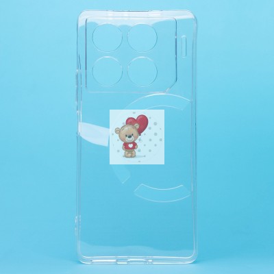 Чехол-накладка для Infinix GT 20 Pro (прозрачный) - Ultra Slim