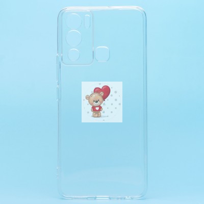 Чехол-накладка для Infinix HOT 12i (прозрачный) - Ultra Slim