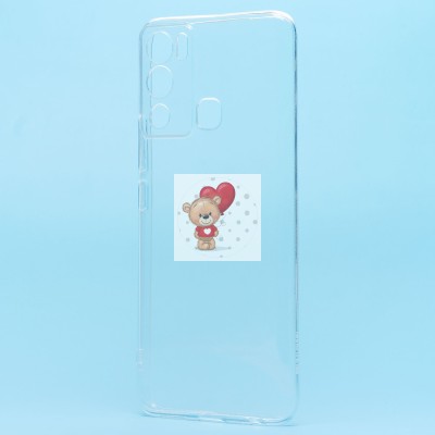 Чехол-накладка для Infinix HOT 12i (прозрачный) - Ultra Slim Чехол-накладка для Infinix HOT 12i (прозрачный) - Ultra Slim