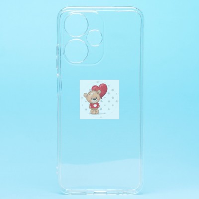 Чехол-накладка для Infinix HOT 30 Play (прозрачный) - Ultra Slim