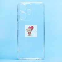 Чехол-накладка для Infinix Hot 30i (прозрачный) - Ultra Slim