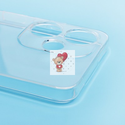 Чехол-накладка для Infinix Hot 30i (прозрачный) - Ultra Slim