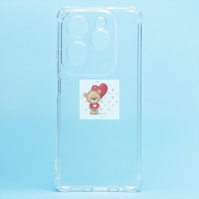 Чехол-накладка для Infinix HOT 40 (прозрачный) - Ultra Slim Чехол-накладка для Infinix HOT 40 (прозрачный) - Ultra Slim