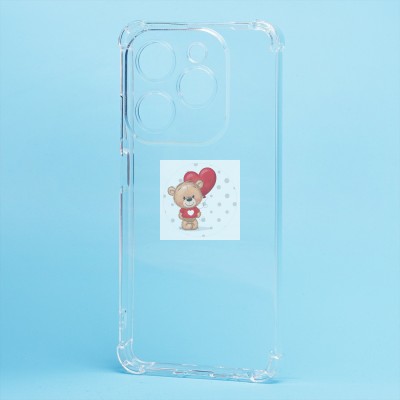 Чехол-накладка для Infinix HOT 40i (прозрачный) - Ultra Slim Чехол-накладка для Infinix HOT 40i (прозрачный) - Ultra Slim