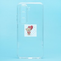 Чехол-накладка для Infinix Hot 50 5G (прозрачный) - Ultra Slim Чехол-накладка для Infinix Hot 50 5G (прозрачный) - Ultra Slim