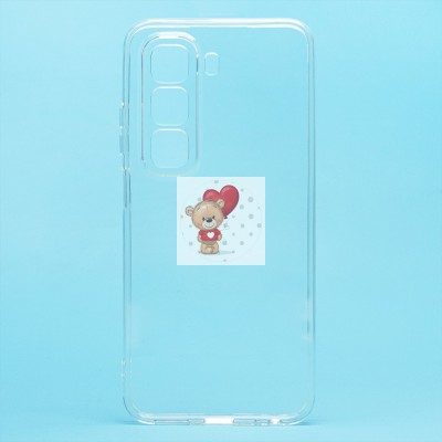 Чехол-накладка для Infinix Hot 50 5G (прозрачный) - Ultra Slim Чехол-накладка для Infinix Hot 50 5G (прозрачный) - Ultra Slim