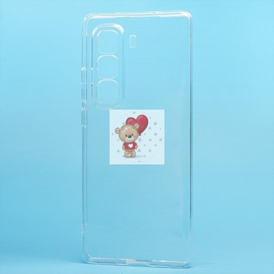 Чехол-накладка для Infinix Hot 50 Pro + (прозрачный) - Ultra Slim