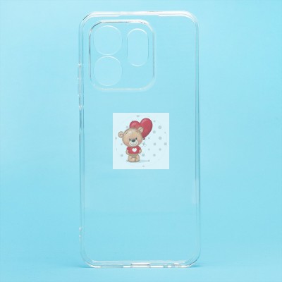 Чехол-накладка для Infinix Hot 50i (прозрачный) - Ultra Slim Чехол-накладка для Infinix Hot 50i (прозрачный) - Ultra Slim