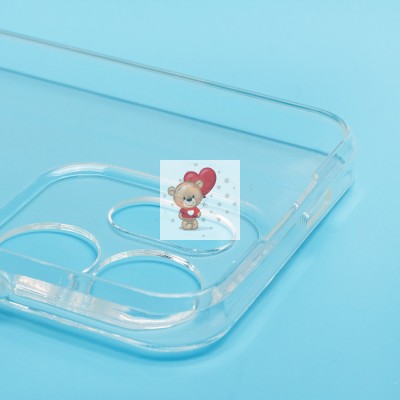 Чехол-накладка для Infinix Hot 50i (прозрачный) - Ultra Slim