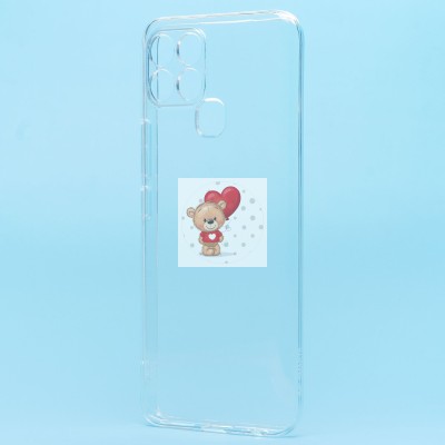 Чехол-накладка для Infinix Smart 6 Global (прозрачный) - Ultra Slim