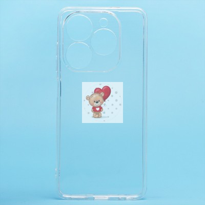 Чехол-накладка для Infinix Smart 8 (прозрачный) - Ultra Slim