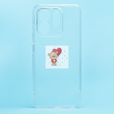 Чехол-накладка для Infinix Smart 9 4G (прозрачный) - Ultra Slim