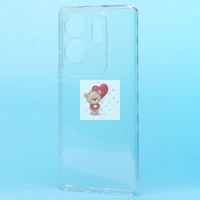 Чехол-накладка для Infinix Zero 30 4G (прозрачный) - Ultra Slim Чехол-накладка для Infinix Zero 30 4G (прозрачный) - Ultra Slim