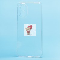 Чехол-накладка для OPPO A38 (прозрачный) - Ultra Slim