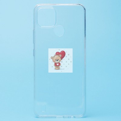 Чехол-накладка для OPPO realme C21 (прозрачный) - Ultra Slim