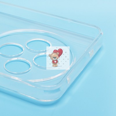 Чехол-накладка для OPPO Reno 12 F 4G (прозрачный) - Ultra Slim