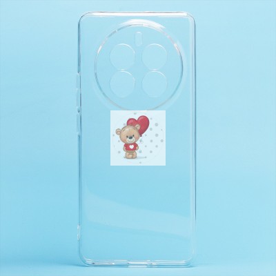 Чехол-накладка для Realme 12 Pro + (прозрачный) - Ultra Slim