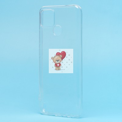 Чехол-накладка для Realme C25Y (прозрачный) - Ultra Slim