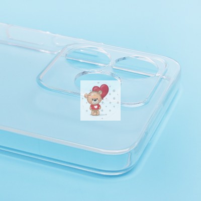 Чехол-накладка для Realme Note 50 (прозрачный) - Ultra Slim