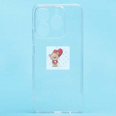 Чехол-накладка для Realme C61 4G Global (прозрачный) - Ultra Slim