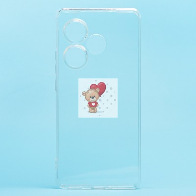 Чехол-накладка для Realme GT 6T (прозрачный) - Ultra Slim