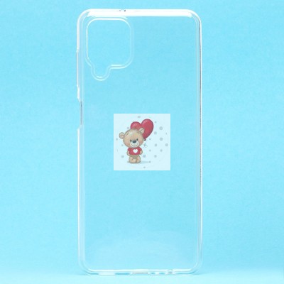 Чехол-накладка для Samsung A125 Galaxy A12 (прозрачный) - Ultra Slim