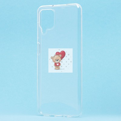 Чехол-накладка для Samsung A125 Galaxy A12 (прозрачный) - Ultra Slim